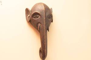 lot 45 image: Wooden African Mask