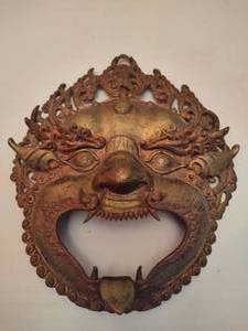 lot 39 image: Tibetian Mask of Mahakala