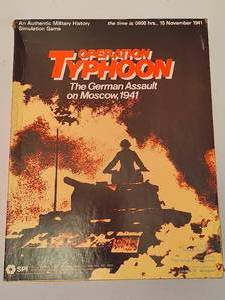 lot 10 image: SPI Operation Typhoon - The German Assault on Moscow, 1941 Game