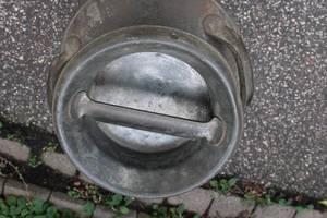 25" Neverleak Milk Can Cannister w/lid