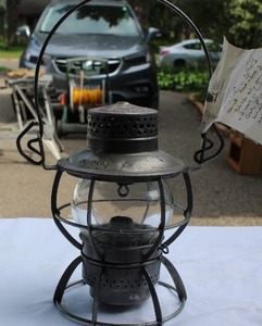 lot 31 image: K & IT RR Kentucky & Indiana Terminal Dressell Arlington NJ Adlake 300 Lamp Lantern