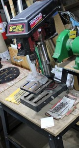 lot 54 image: 8 5 Speed Drill Press Tradesman 8055S Benchtop Drill Press