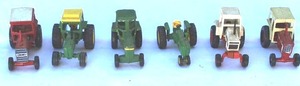 lot 79 image: Die-Cast Tractor Collection  John Deere, International Harvester, IMF & More (6 Total)