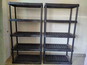 lot 102 image: Two Garage Shelving Units