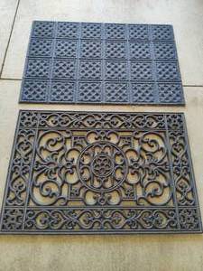 lot 119 image: Two Heavy Duty Entry Rugs