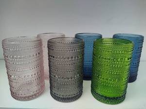 lot 95 image: Six Beaded Glasses