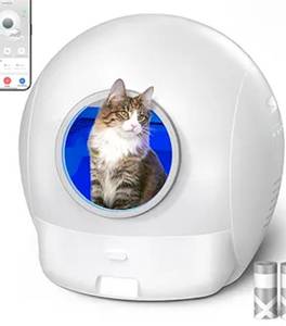 KungFu Pet Upgraded Self Cleaning Litter Box with App Control $299.99 Retail - Brand New