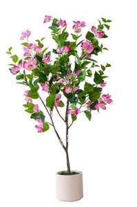 lot 115 image: Artificial Pink Rose Tree 4ft for Indoors $49.99 Retail - Brand New
