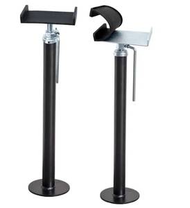 lot 130 image: Slide Out Support Jacks Stabilizers for RV, Camper, Trailer Up To 5000lbs 2pk 20 - 40 $53.90 Retail - Brand New