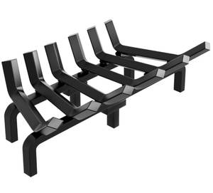 lot 137 image: Garden & Home Fireplace Log Grate Heavy Duty for Wood or Kindling Holder $69.99 Retail - Brand New