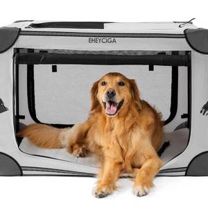 lot 140 image: Collapsible Dog Crate 36 Portable Travel Crate $69.99 Retail - Brand New