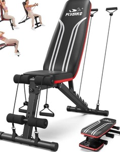 lot 172 image: Flybird Adjustable Weight Bench for Home Gym $139.99 Retail - Brand New