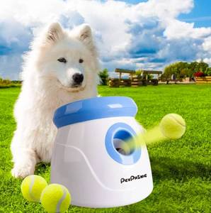 lot 177 image: Pet Prime Dog Mini Automatic Ball Launcher 10ft-30ft $74.99 Retail - Brand New