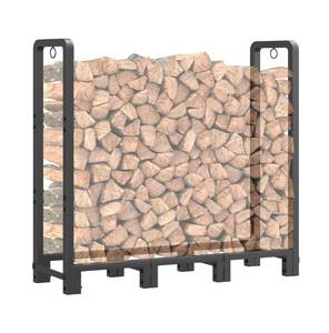 lot 180 image: Outdoor Firewood Rack Heavy Duty Wood Storage $59.99 Retail - Brand New
