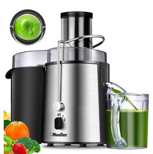lot 199 image: Mueller Juicer Ultra Power Easy Clean Juicing Machine 3 Wide for Whole FruitsVeggies $149.99 Retail - Brand New