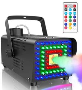 lot 201 image: Fansteck Fog Machine with LED Lights $52.99 Retail - Brand New