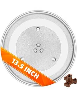 lot 204 image: Replacement Microwave Glass Plate for Microwave 13.5 - Brand New