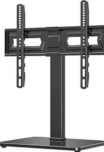 lot 214 image: Mount Pro Universal Swivel TV Stand Base 37 to 75 TVs $42.99 Retail - Brand New