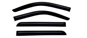 lot 221 image: Window Visors Rain Guards for 2019-2024 Chevy SilveradoGMC Sierra 1500 Crew Cab $33.99 Retail - Brand New