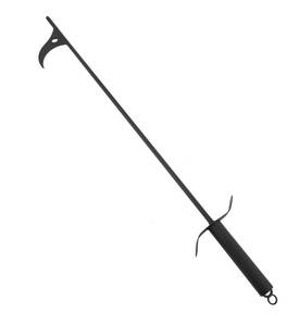 lot 226 image: 40 Fire Poker Campfire Poker Black Solid Steel - Brand New