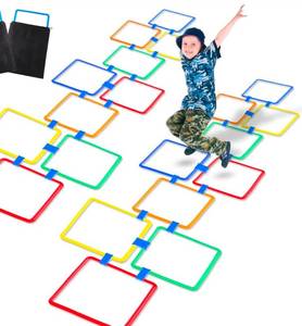 lot 242 image: Hopscotch Squares for Indoors or Outdoors Multicolored One Set - Brand New