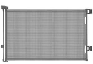 lot 251 image: Cumbor 33 Tall 55 Wide Mesh Retractable Gate Gray $49.99 Retail - Brand New