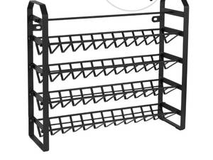 lot 255 image: 4 Tier Spice Rack Organizer for 4oz Spice Jars - Brand New