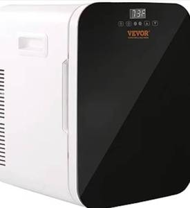 lot 256 image: Nictemaw Mini Fridge Glossy Black Door $99.99 Retail - Brand New