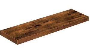 lot 262 image: Floating Shelving Set of 2 for Wall 24 Rustic Brown $52.99 Retail - Brand New