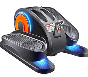 lot 263 image: Yolid Under the Desk Elliptical Machine Portable 12 Speeds $89.99 Retail - Brand New