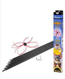 lot 271 image: SootEater Rotary Chimney Cleaning System To Clean Open Chimneys $37.99 Retail - Brand New