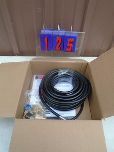 lot 125 image: 50 Comet Sewer cleaning kit to attach to pressure washer. As shown.