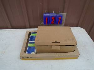 lot 127 image: Flat with LED string lights & 30 amp 220 outlets. As shown.