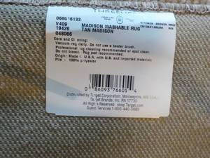 lot 12 image: Threshold Tan Madison Washable Rug ...