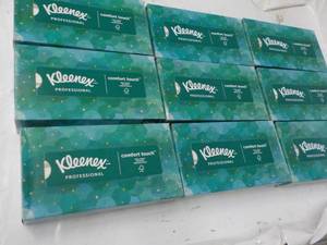 lot 34 image: 9 Boxes Kleenex Facial Tissues...