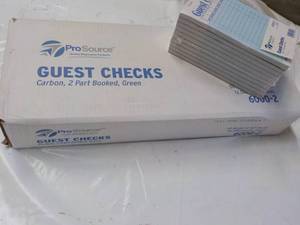 lot 47 image: Case of Pro Source Guest Checks Car...