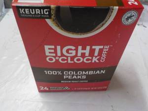 lot 53 image: Eight 0Clock 24 pods Columbian Cof...