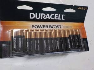 lot 58 image: 24 Duracell AAA Batteries...