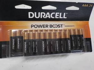 lot 60 image: 24 Duracell AAA Batteries...
