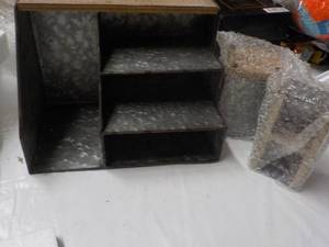 lot 78 image: Belnick Galvanized Dcor Shelf 10 ...