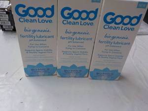 lot 94 image: 3 Good Clean Love Fertility Lubrica...