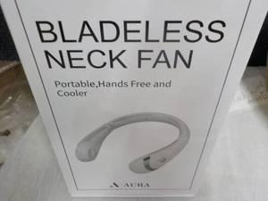 lot 97 image: Bladeless Neck Fan...