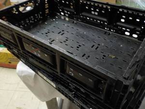 lot 104 image: 2 Collapsible Trays 23 x 15 x 6...