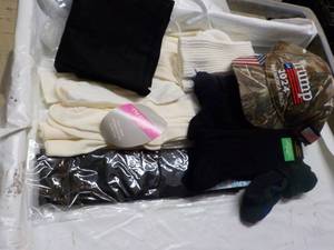 lot 107 image: New Stockings and Trump Hat...
