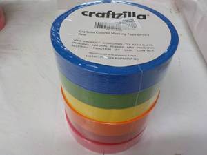 lot 120 image: 6 Rolls Craftzilla Tape...