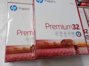 lot 127 image: 1500 Sheets HP Premium 32 White 8.5...