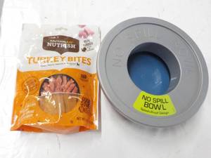 lot 139 image: Turkey Bites for Dogs and no Spill ...