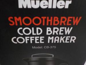 lot 159 image: Mueller cold Brew Coffee Maker...