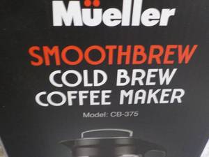 lot 160 image: Mueller cold Brew Coffee Maker...
