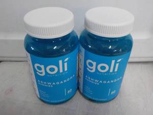 lot 171 image: 2 Goli Ashwagandha gummies...